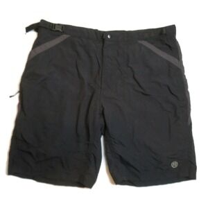 Novara XL Mens Cycling Bicycle Shorts Road Mountain Bike Padded Black Nylon Belt